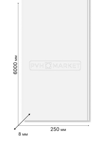 Панель ПВХ Белый глянец длина 6 м фото в интерьере