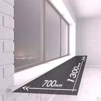 Подоконник ПВХ 700 мм 1300 мм