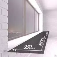 Подоконник ПВХ 250 мм 800 мм