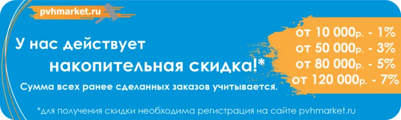 Фото. Накопительная скидка