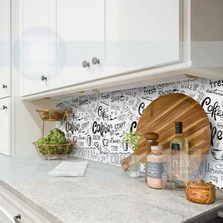 Фартук для кухни из пластика Кофе белый.jpg