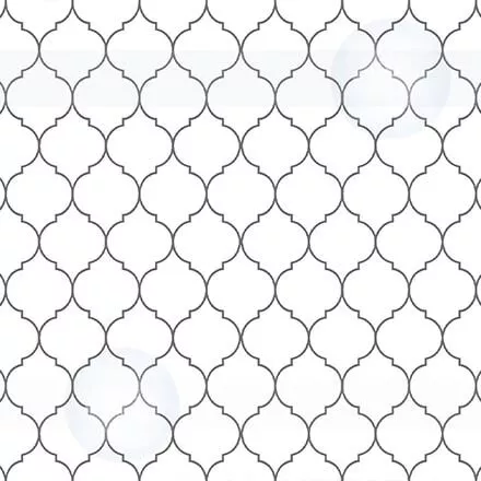 Пластиковый фартук на кухню Арабеска серебро.jpg