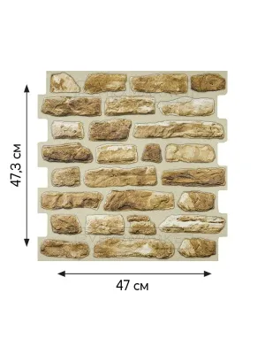 Наклейка 3д панелей на стену 