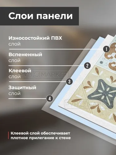 Самоклеющиеся панели фото