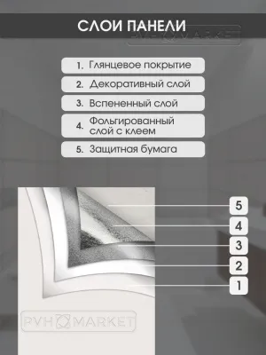 Фото. Кварц серый. Интернет-магазин ПВХ Маркет