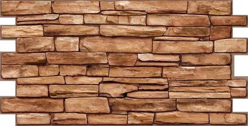 Гибкие ПВХ панели для стен "Сланец карельский" купить недорого