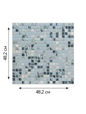 Панель 3D в ванную "Океан ПРЕМИУМ самоклеящаяся панель ПВХ мозаика" цена фото