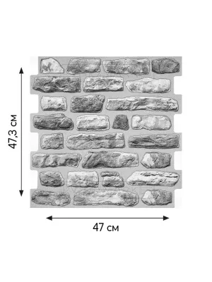 Наклейка 3д панелей на стену 
