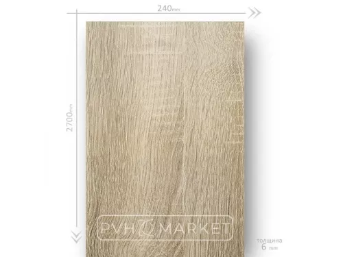 Панель стеновая МДФ фото в интерьере Дуб европейский