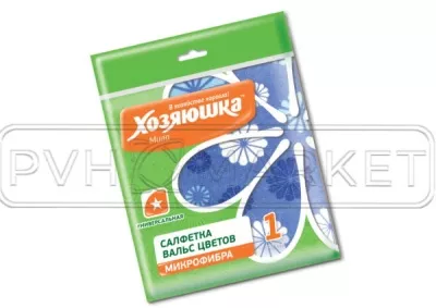 Салфетка "ХОЗЯЮШКА Мила" Вальс цветов