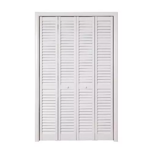 Дверь жалюзийная Белая цена и фото