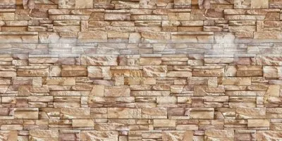 Экран для кухни из пластика Камень Соренто 600 мм (длина 3 м)