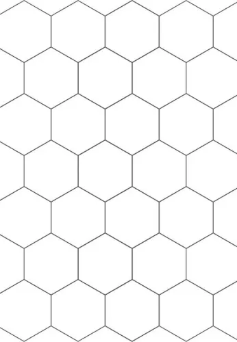 Экран для кухни из пластика Соты 0,6 м (длина 4 м)