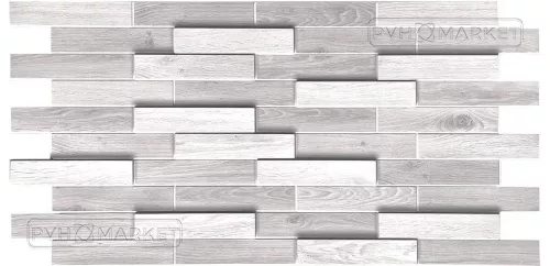 Декоративная панель под дерево "Паркет Дуб беленый" фото и цены