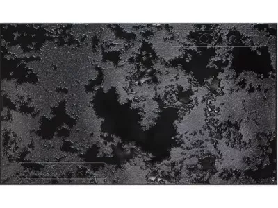 Панно на фартук для кухни Камень морион 600х1000 мм х мм