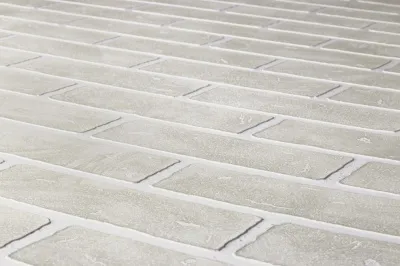 Панель стеновая МДФ фото в интерьере Кирпич белый