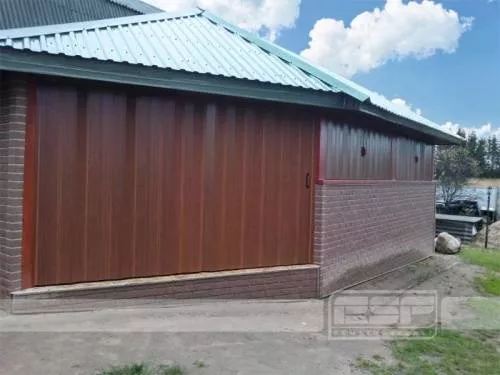 Межкомнатная дверь гармошка Орех лесной каталог 