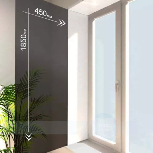 Панели ПВХ с утеплителем  9-10 мм 450х1850 мм цена и фото