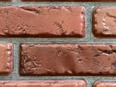 ПВХ Кирпич натуральный с серыми прожилками фото и цены