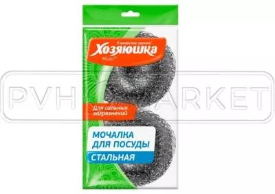 Губки металлические для посуды "ХОЗЯЮШКА Мила"