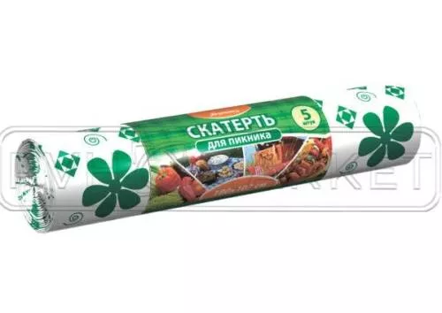 Фото. Скатерть для пикника  "ХОЗЯЮШКА Мила" пвд 180*102см, 5 шт.. Интернет-магазин ПВХ Маркет