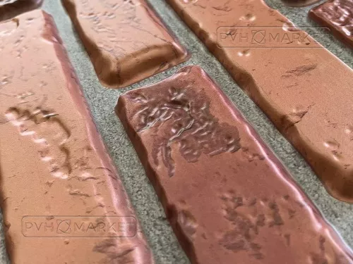ПВХ Кирпич натуральный с серыми прожилками фото и цены