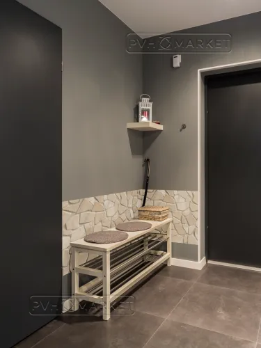 Экран для кухни из пластика Сорренто 0,6 м (длина 3 м)