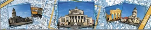 Панель АБС фартук Берлин 600 мм (длина 3 м)