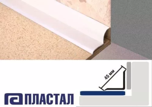 Бордюр на плитку 1,80 м белый (мягкий край) 45 мм (ШИРОКИЙ) фото и цены Бордюр на плитку 1,80 м белый (мягкий край) 45 мм (ШИРОКИЙ) каталог