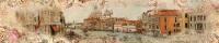 Фартуки АБС Фреска. Вид на Венецию ЛАК 600 мм длина 3 м каталог товаров 