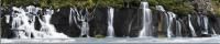 Фартук АБС пластик Водопад в горах 600 мм (длина 3 м)