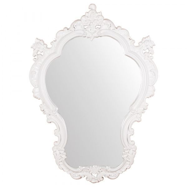 Настенное зеркало Беатрис Белая эмаль. ПВХ Маркет