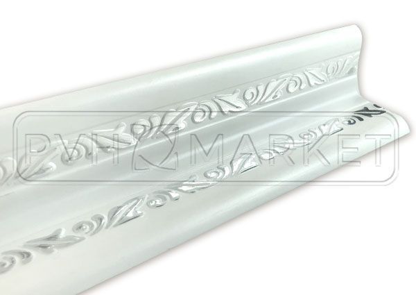 Уголки пластиковые цветные белый серебро Savaplast™ 30х30х2700 мм фото и цены