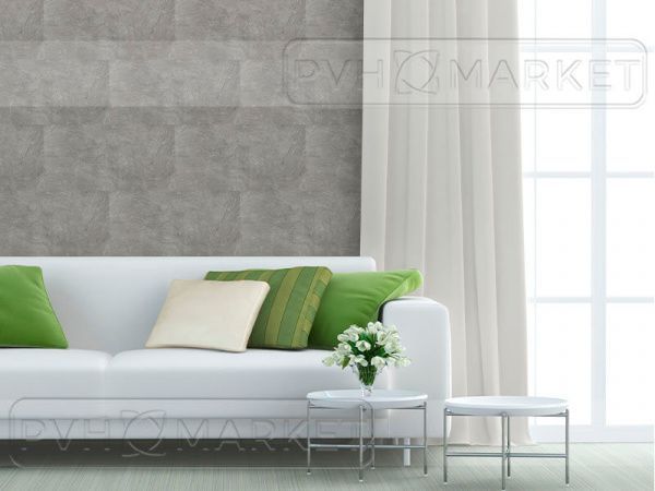 Стеновая панель самоклеющаяся Оникс серый, Фото. ПВХ Маркет