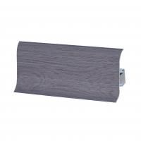 Плинтус напольный широкий Дуб темно-серый 320 полуматовый фото