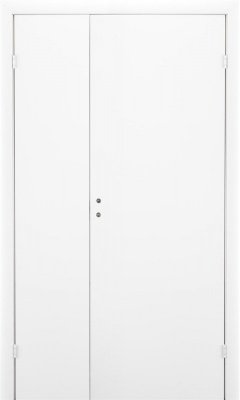 Распродажа Дверь межкомнатная белая с врезкой (комплект)  900+250 двустворчатая фото и цены