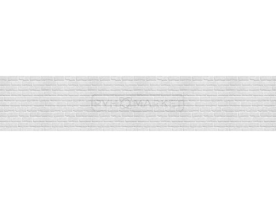 Экран для кухни из пластика Кирпич лофт  (длина 4 м)