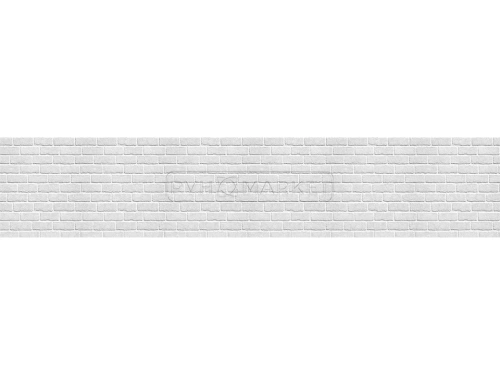 Экран для кухни из пластика Кирпич лофт  (длина 4 м)