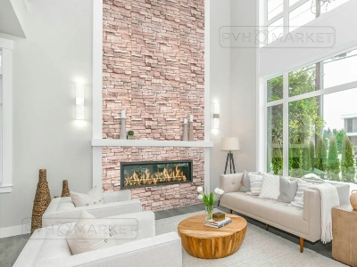 Наклейка 3д панелей на стену 