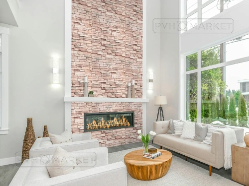 Наклейка 3д панелей на стену 