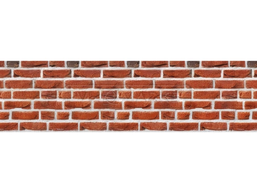 Панель АБС фартук Красный кирпич ЛАК 0,6 м (длина 3 м)