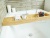 Фото. Полка для ванной из бамбука "Мальдивы" 700х145х45 мм. Интернет-магазин ПВХ Маркет
