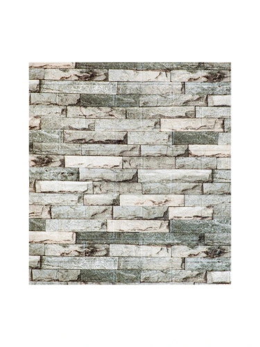 Наклейка 3д панелей на стену 