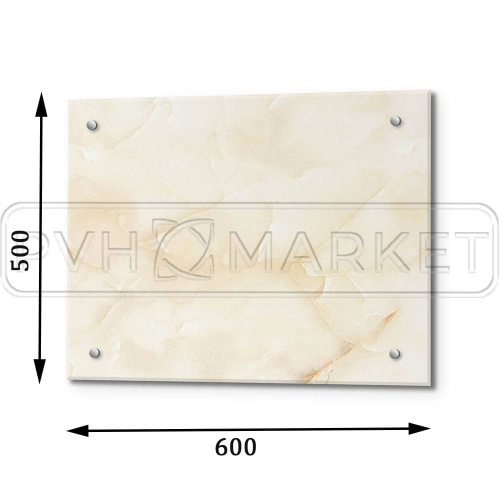 Стеновая панель стекло для кухни 600 мм (0,5 м) 