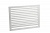 Решетка радиаторная ПВХ 300*600 белая горизонтальная фото