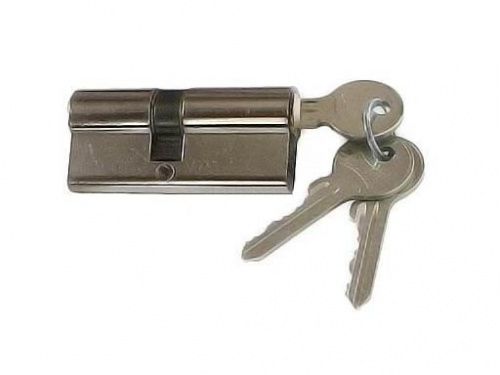 Двери в квартиру цилиндр к замку 2018 (5 ключей) 30/30 хром ключ-ключ цена и фото