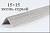 Уголки пластиковые цветные Серый ясень текстурный ЛайнПласт™ 15х15х2700 мм фото и цены