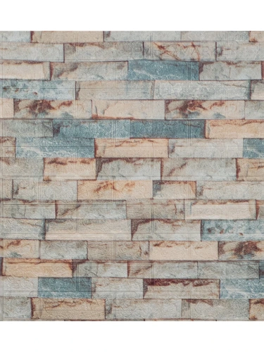 Наклейка 3д панелей на стену 