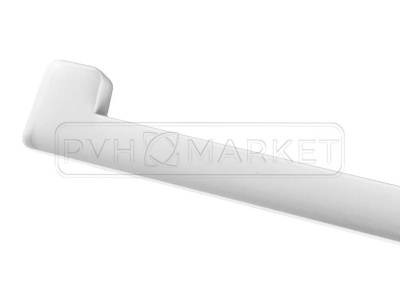 Заглушка ПВХ стыковочная белая 600 мм (эркерная) фото цена