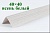 Уголки пластиковые цветные Белый ясень текстурный ЛайнПласт™ 40x40х2700 мм фото и цены